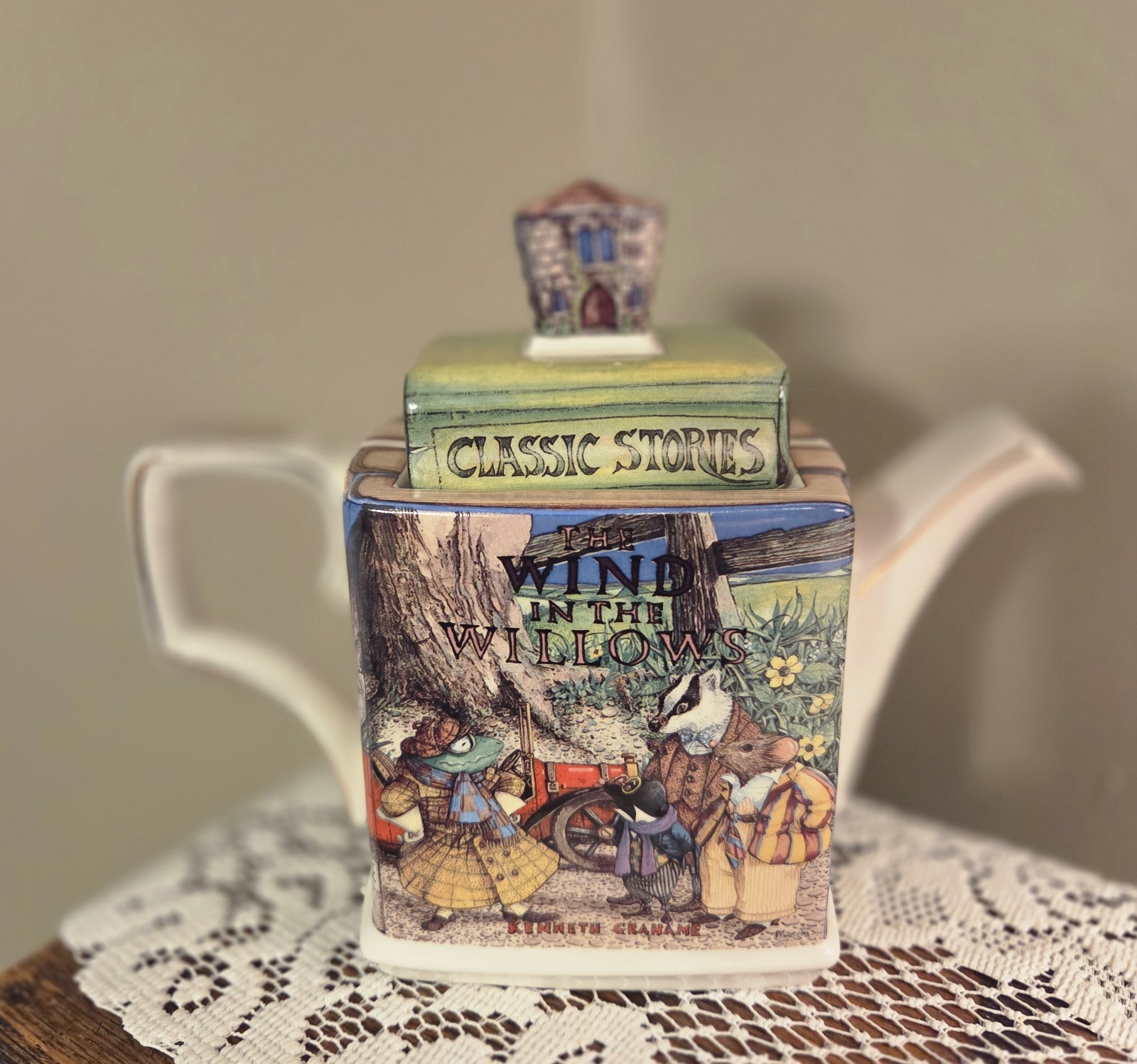 James Sadler Teapot Classic Stories The Wind In The Willows 
