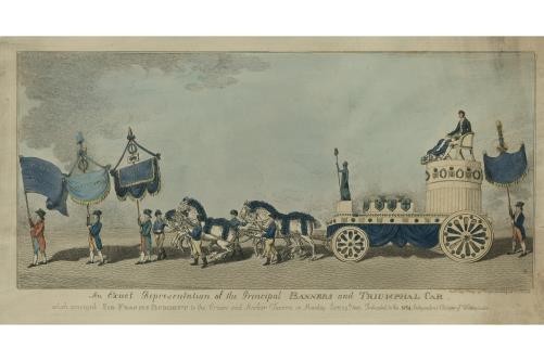 London England Sir Francis Burdett 1807 Crown & Anchor Tavern Procession