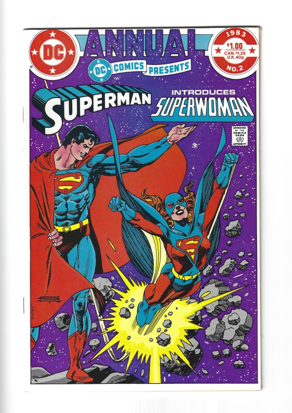 DC Comics Presents Annual #2 DC Comics 1st Appearance Superwoman 1983 VF