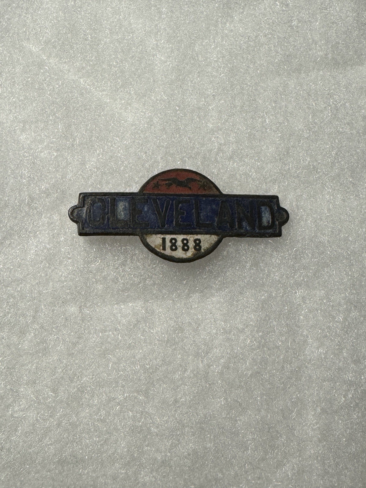 Grover Cleveland 1888 Political Campaign Pinback- Original- Missing Clasp