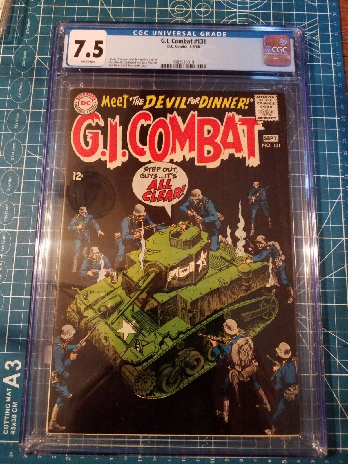 G.I. Combat 131 DC Comics CGC 7.5 ST8-7