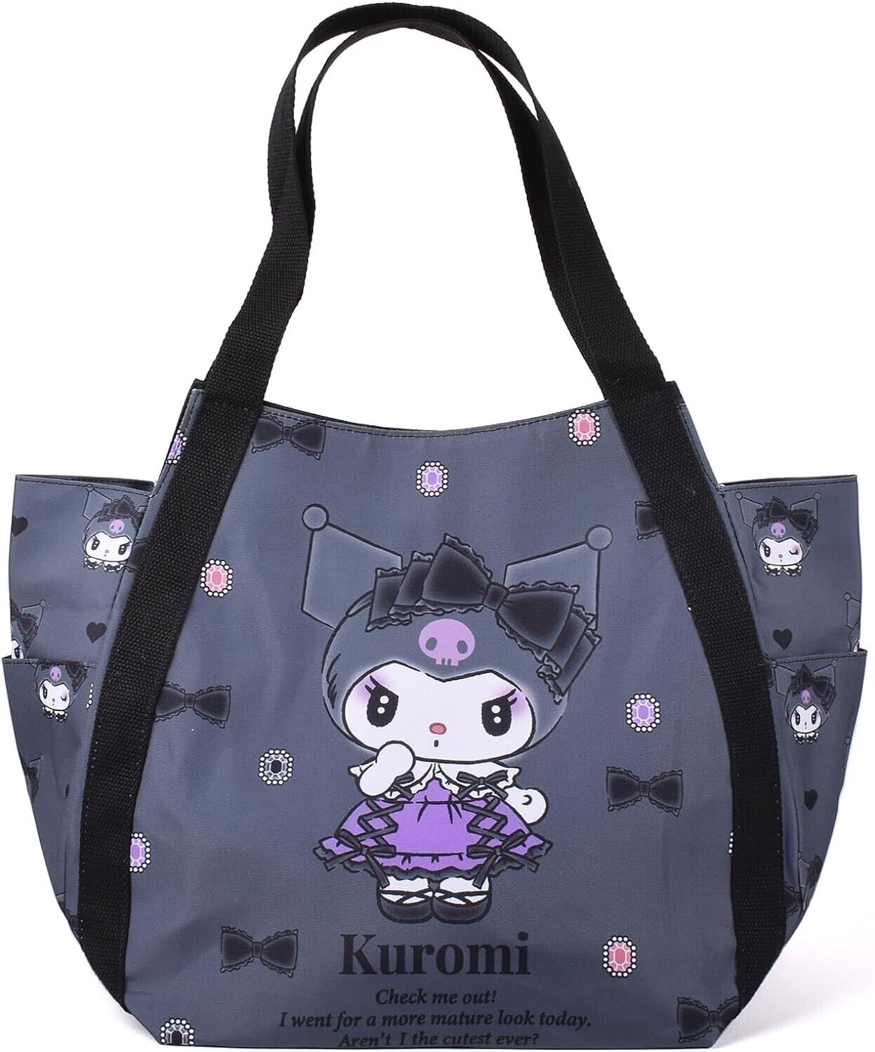 Sanrio Kuromi cute  Lelotte Large Capacity Mothers Bag New from Japan 4222