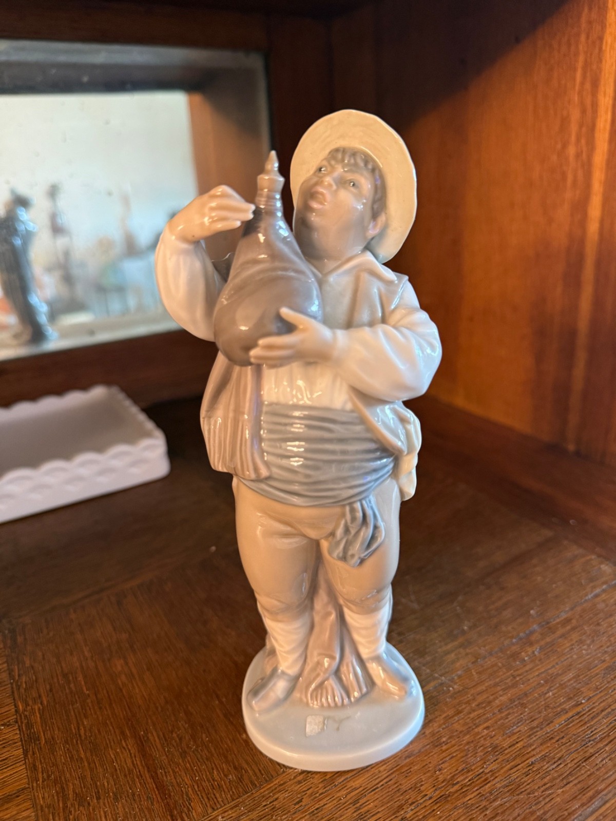 VINTAGE  LLADRO Porcelain Figurine 'A Toast by Sancho Panza' - Retired #5165