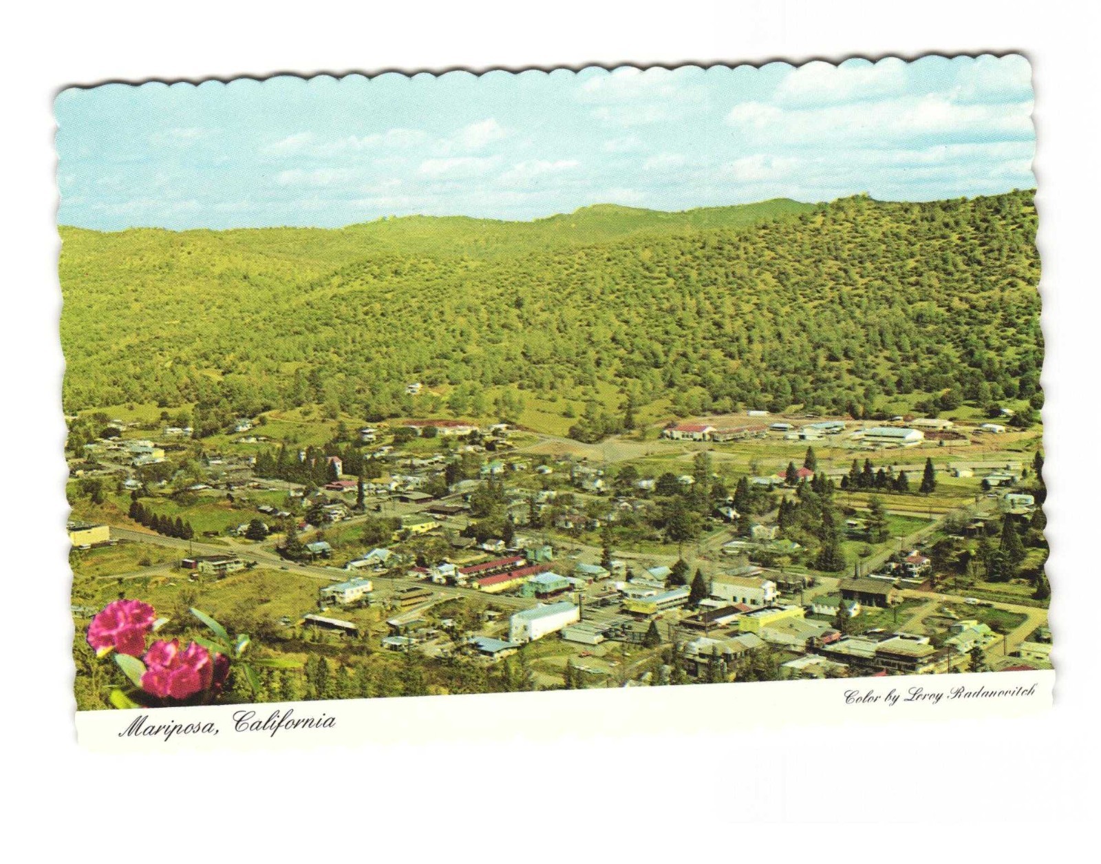 Mariposa CA Mariposa County Vintage postcard unposted