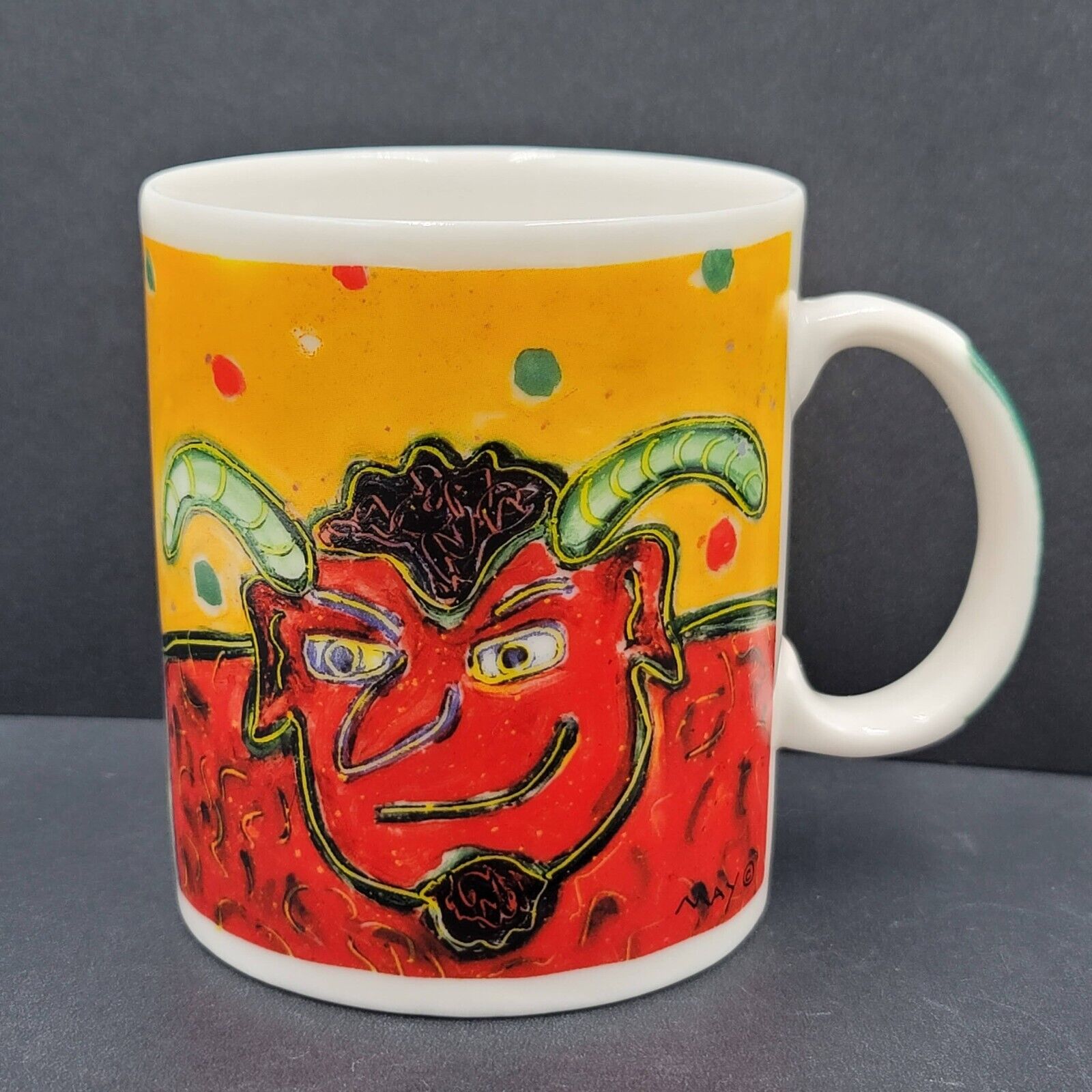 Chaleur Coffee Mug Designed By Dan May Angel And Devil