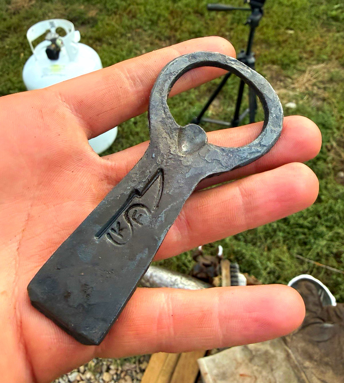 Makers mark bottle opener. Makers mark bottle opener.