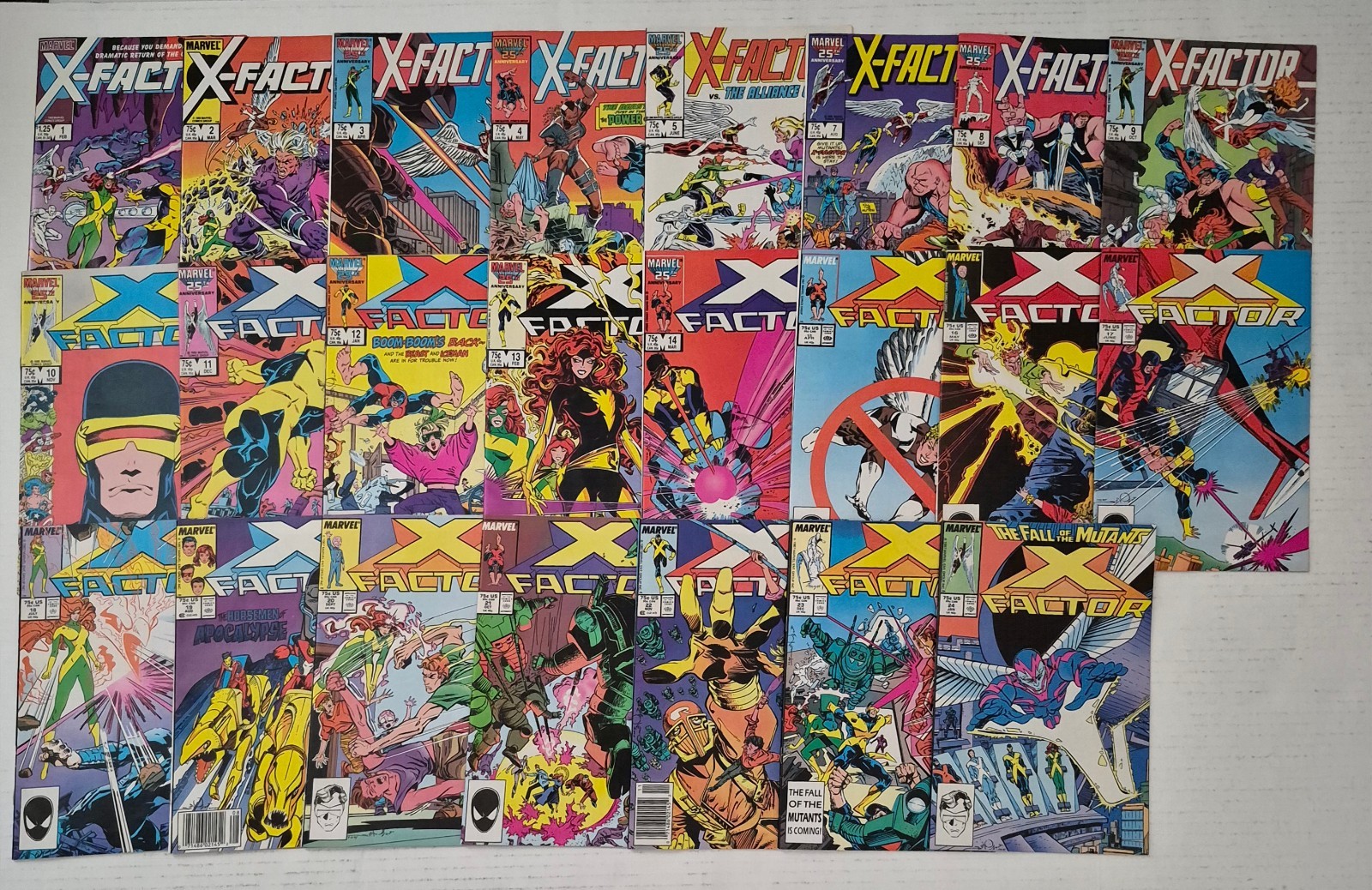 X-Factor Lot (96) 1-148* NM- FN Many 1st Apps 1986 Rob Liefeld, High-Mid Grade