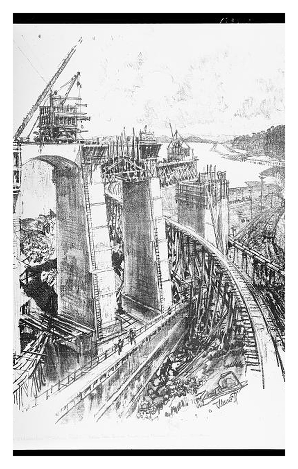 Gatun Panama Canal Approaches Standard Postcard Gatun Panama Canal Approaches Standard Postcard