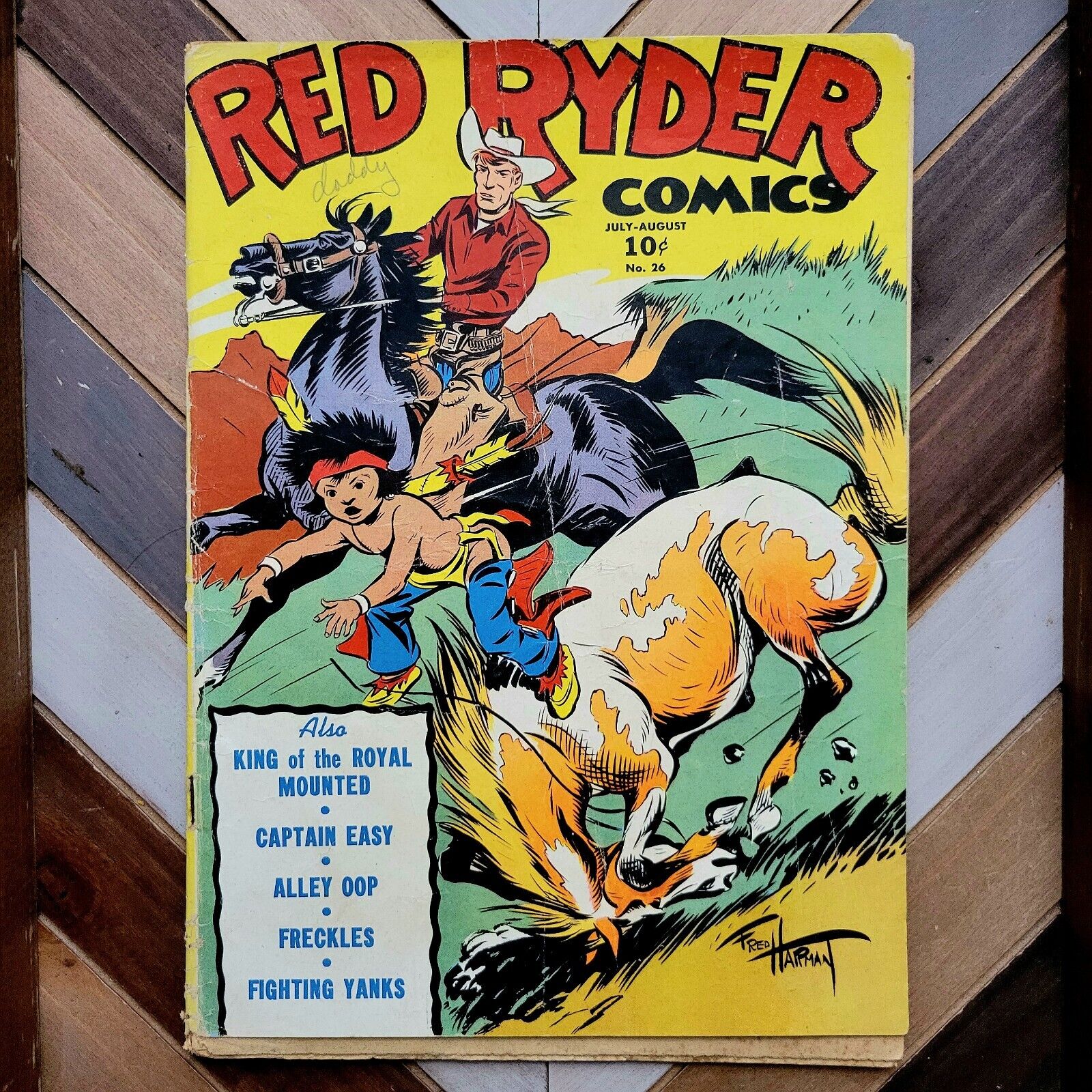 RED RYDER COMICS #26 VG (Dell 1944) Fred Harman Art | Pre-Code | Golden Age 