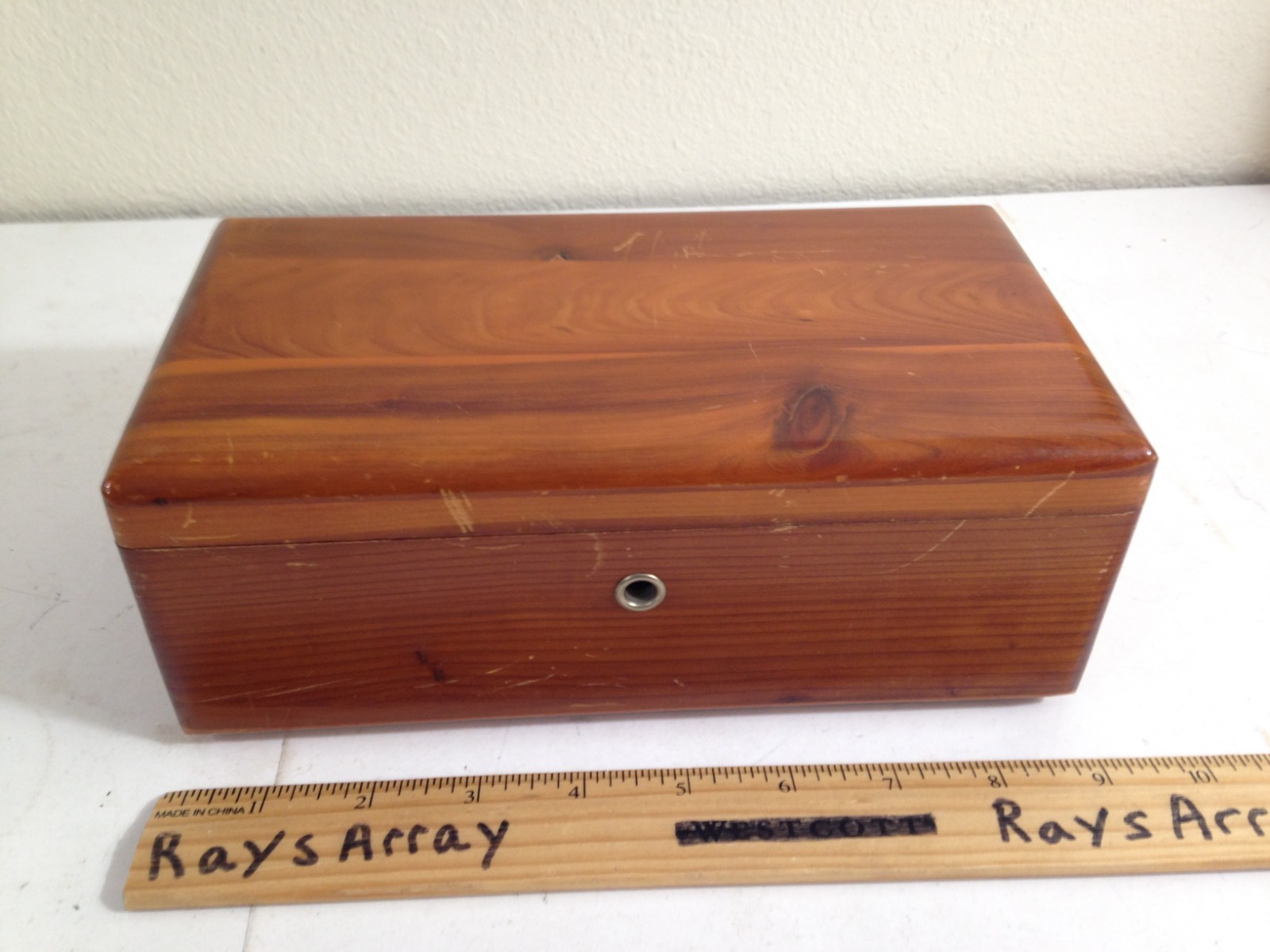 Vtg 50s Lane Miniature Cedar Chest Keepsake Trinket Box Oblender\'s Lancaster PA