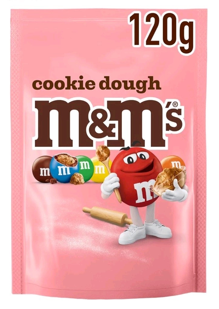 M&M\'S® MARS UNOPENED COOKIE DOUGH BAG 120g New 