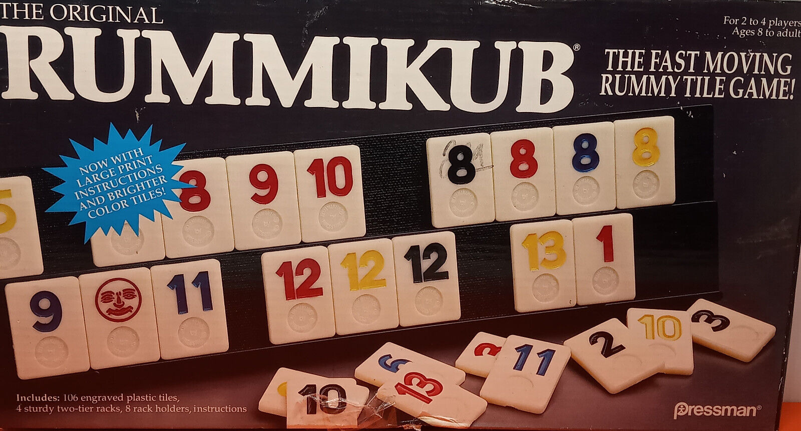 Vintage  Rummikub Game 1990 Edition  Replacement Tiles  You Pick