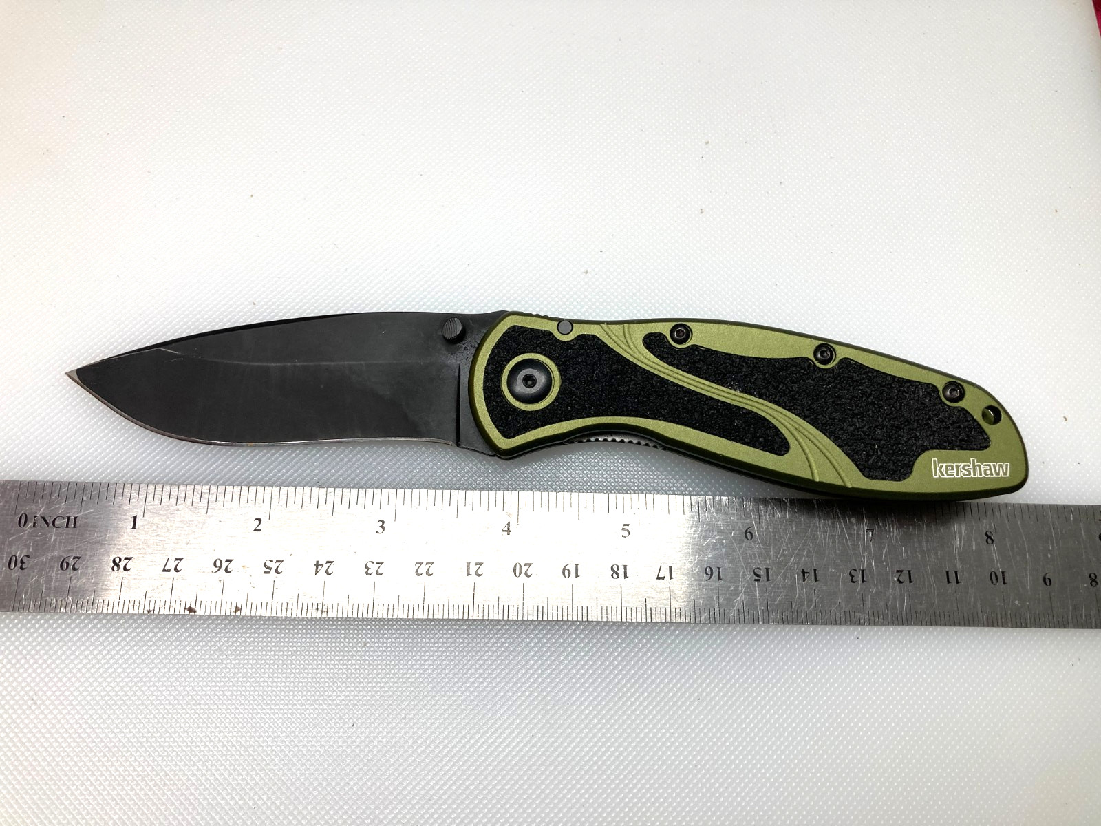 Kershaw Blur 1670OLBLK Assisted 1-Blade Liner  Lock