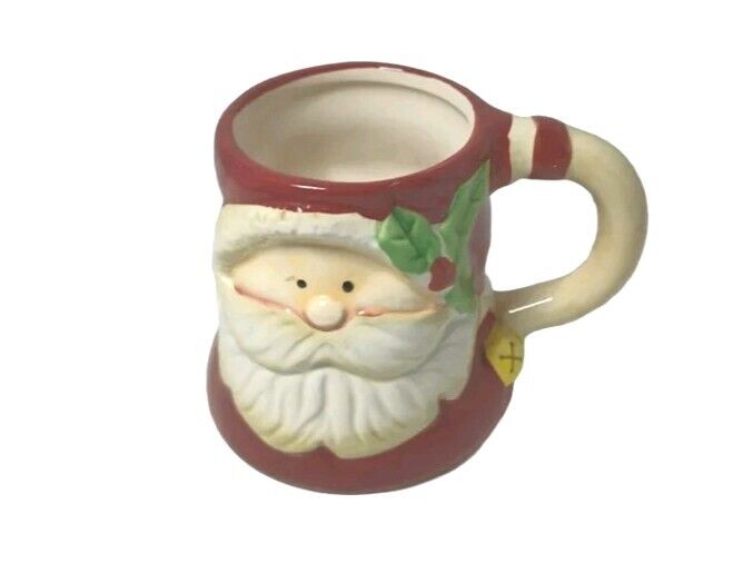 Vintage SCM Designs Santa Claus Christmas Mug Cup Santa Face Mug