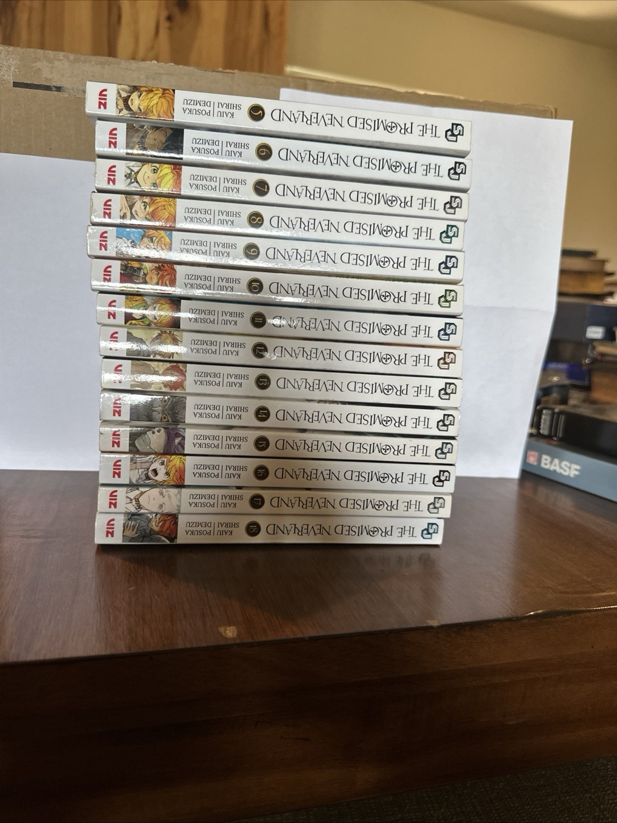 The Promised Neverland Manga - Vol 5 - 18 -  14 Book series set - English