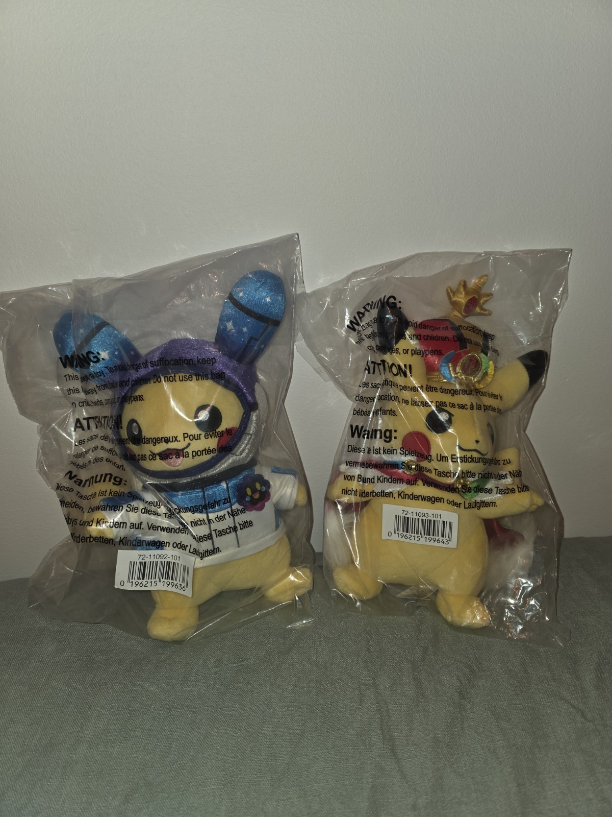 Pokemon World Championships 2026 Set Of Both Pikachu Plush