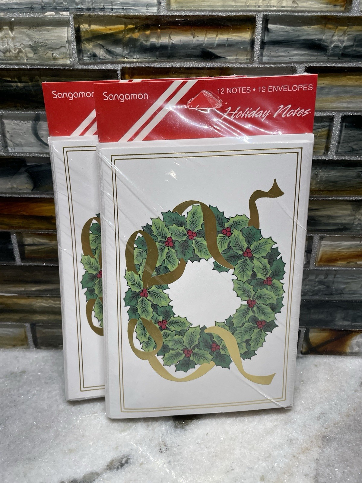 Vintage Sangamon Holiday Stationery Set 12 Blank Cards & Envelopes 2 Packs Vintage Sangamon Holiday Stationery Set 12 Blank Cards & Envelopes 2 Packs
