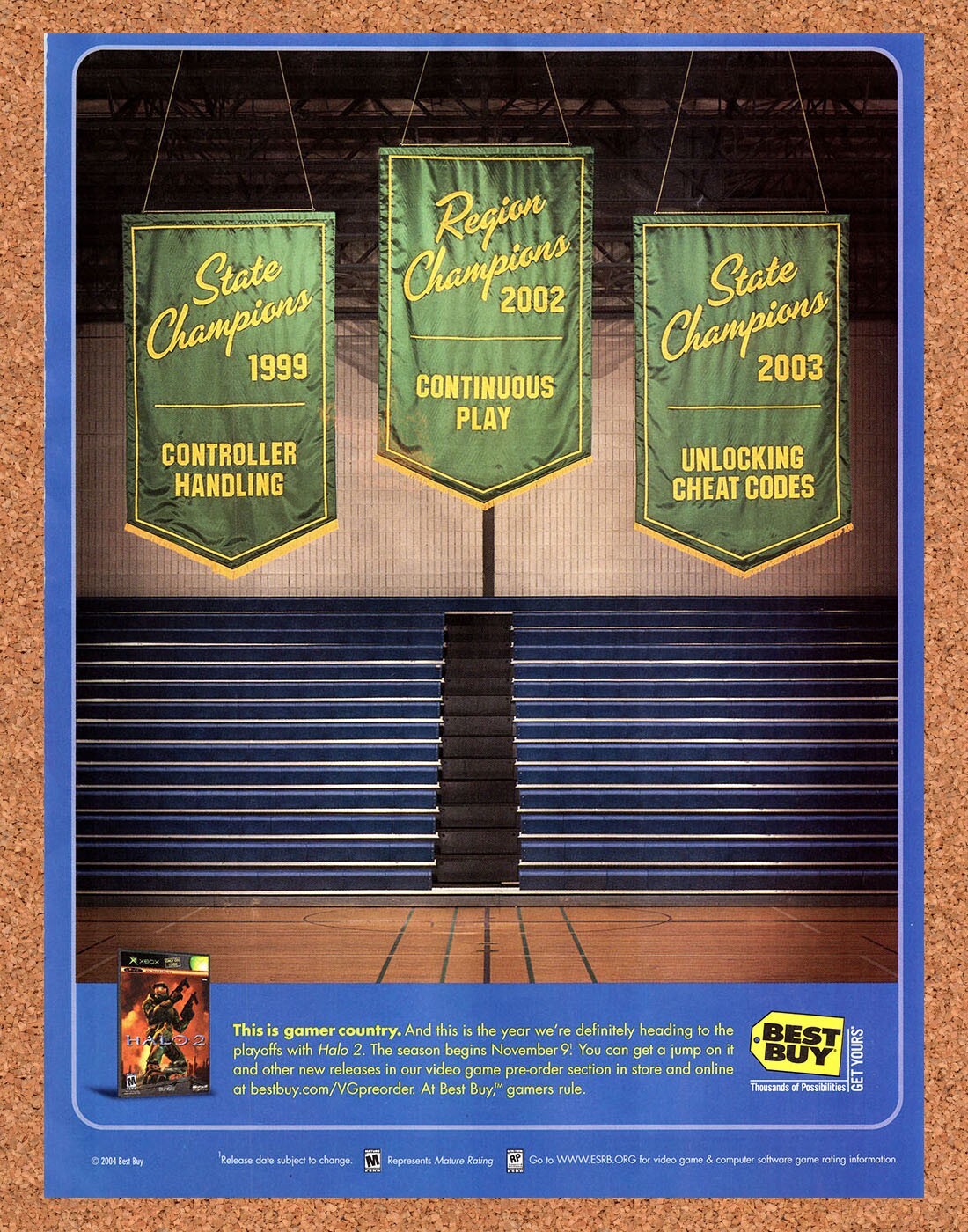 2003 Halo 2 Best Buy Original Advertisement / Retro Promo v3