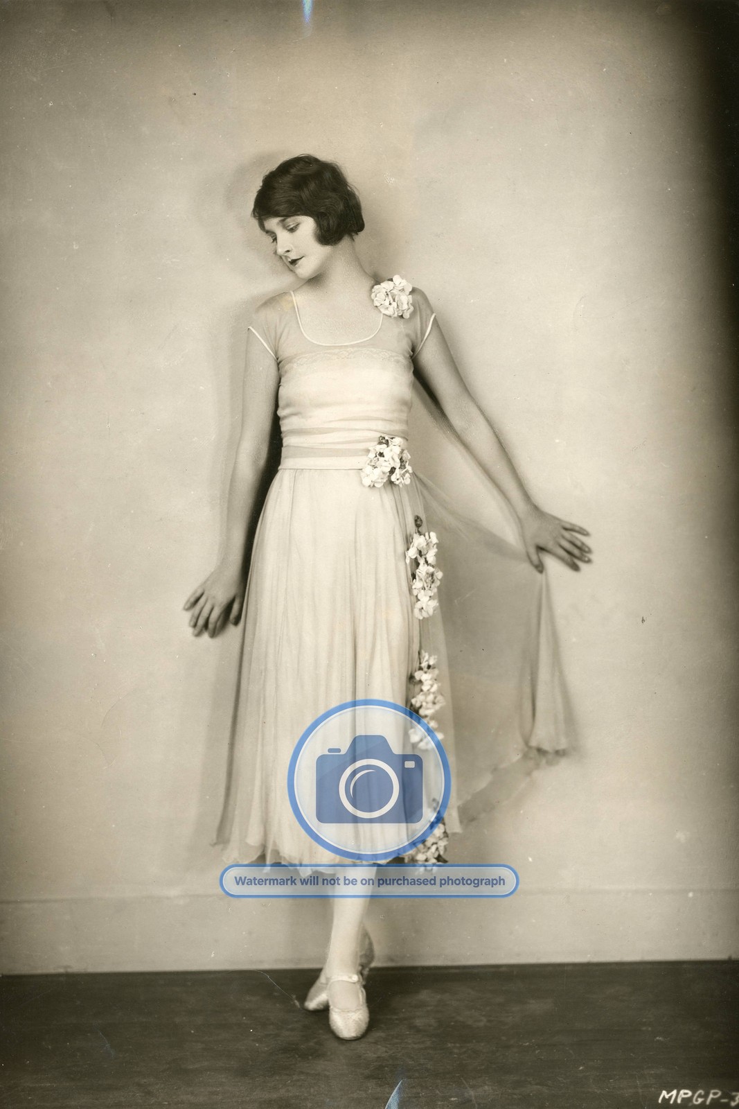 ELEANOR BOARDMAN IN CHIFFON DRESS HOLLYWOOD 1920 4X6 PHOTO