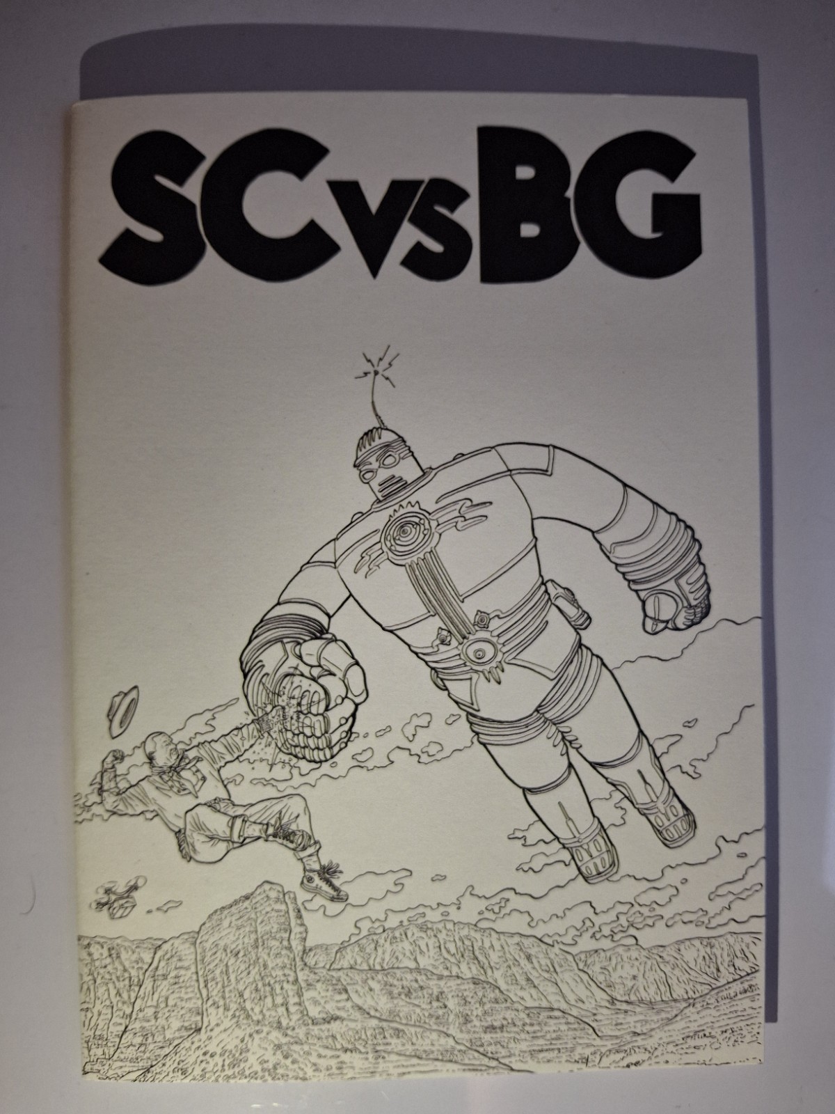 SC vs BG Shaolin Cowboy Vs Big Guy SIGNED by Geof Darrow LTD A.E. Artist Edition