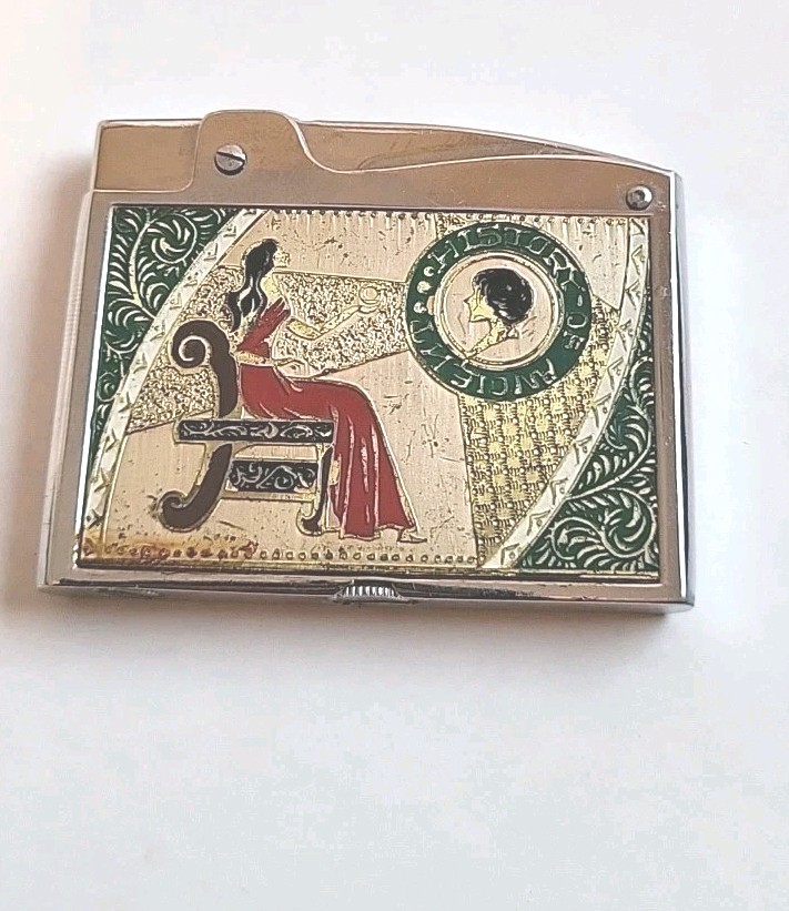 Vintage Starlite Mid 20-Century Ornate Design With Seated Woman - Japan RARE