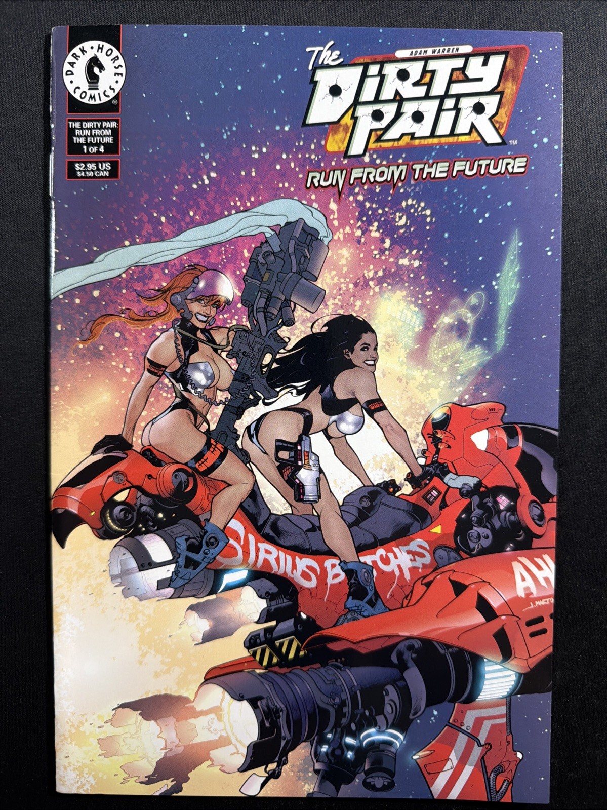 Dirty Pair Run From The Future #1 2000 Adam Hughes Dark Horse 1st Fine *A1