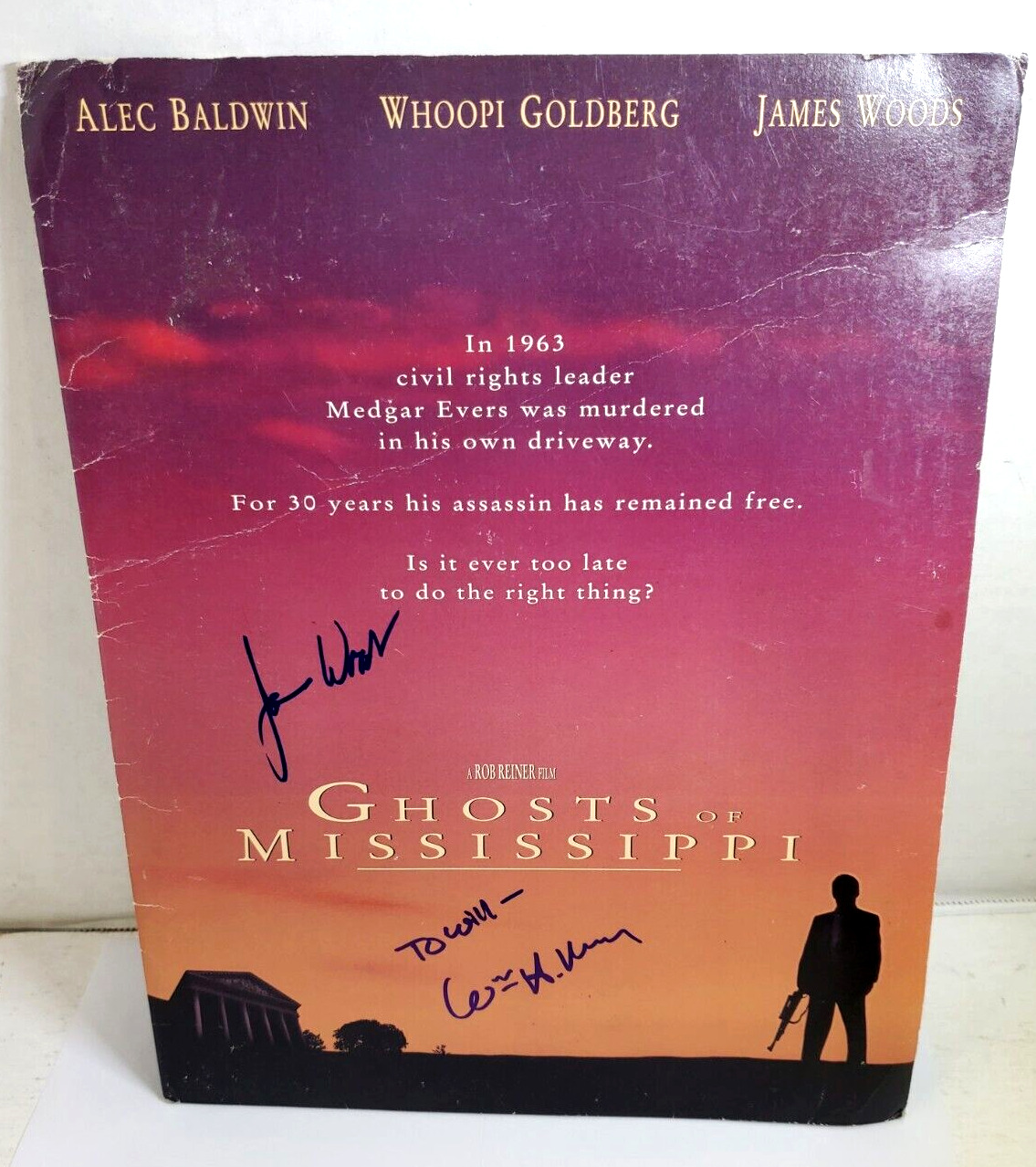 Ghosts of Mississippi Autographed Folder - James Woods & William H Macy