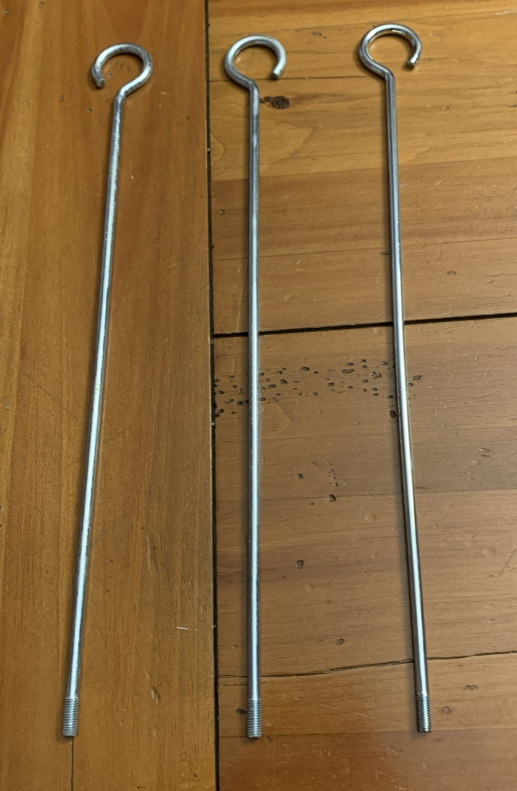 3 Coleman Leacock Shade Holders Lamp Finial Hanging Rod 11