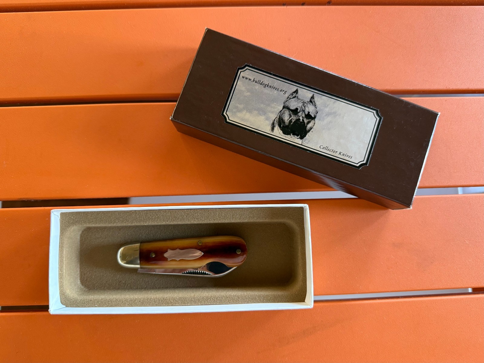 BULLDOG BRAND GREAT EASTERN CUTLERY (GEC) SFO SMOOTH AMBER BONE #25 JACK BULLDOG BRAND GREAT EASTERN CUTLERY (GEC) SFO SMOOTH AMBER BONE #25 JACK