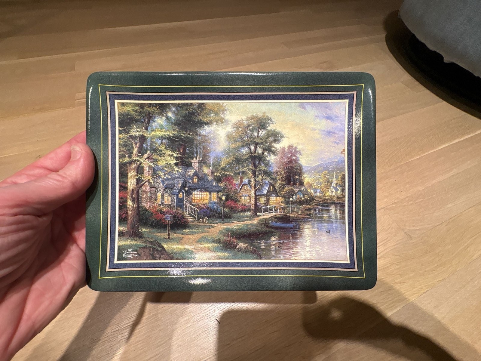 Thomas Kinkade authentic display plate