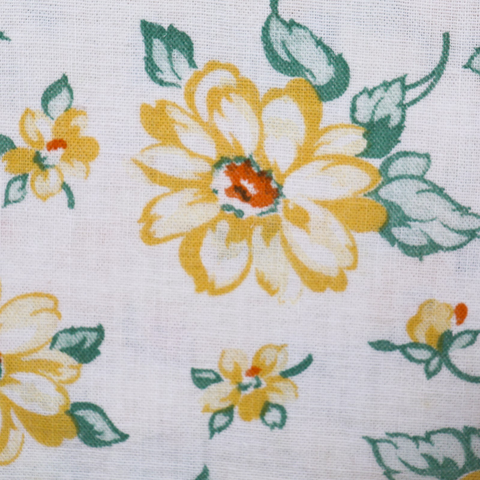 Vtg Feedsack Fabric 1940s Old 18x21 Yellow Orange Green Floral Flowers Floursack Vtg Feedsack Fabric 1940s Old 18x21 Yellow Orange Green Floral Flowers Floursack