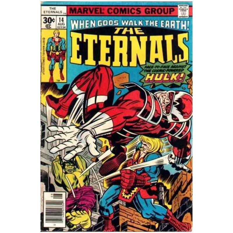 Eternals (1976 series) #14 in Very Fine minus condition. Marvel comics [c}