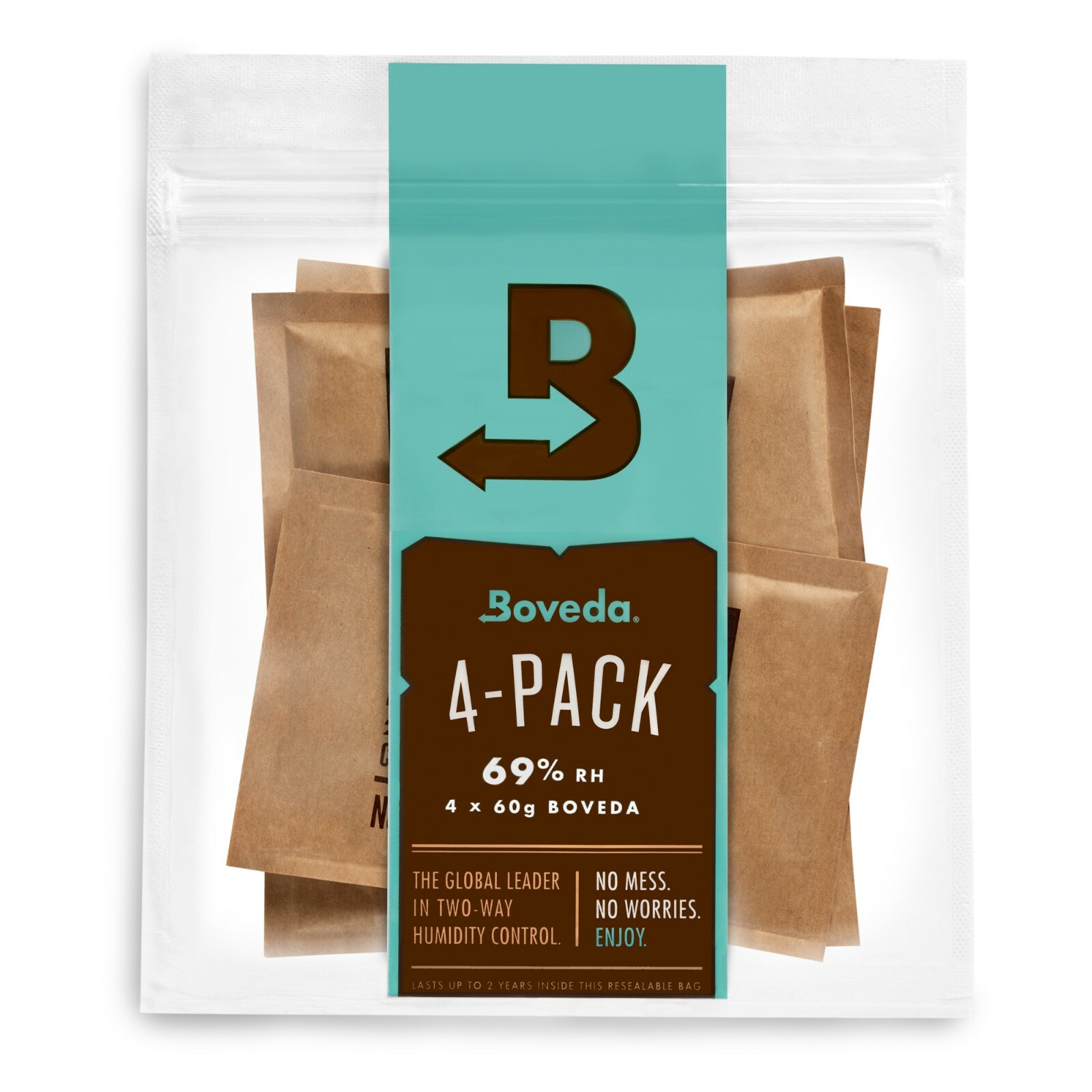 Boveda 69% Humidity Control Packs, Size 60, 4-Pack – Standard Use