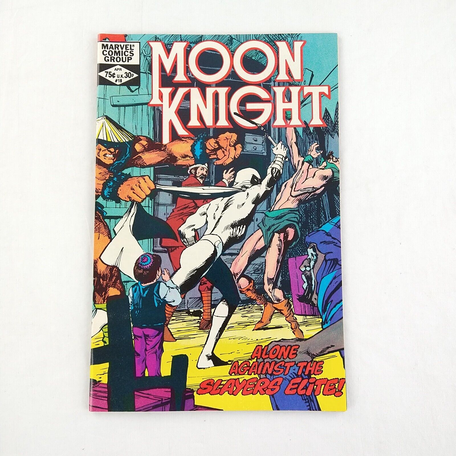 Moon Knight #18 Bill Sienkiewicz Cover (1982 Marvel Comics)