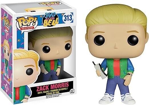 Funko Pop Saved by the Bell Zach Morris #313 RARE Brand NEW