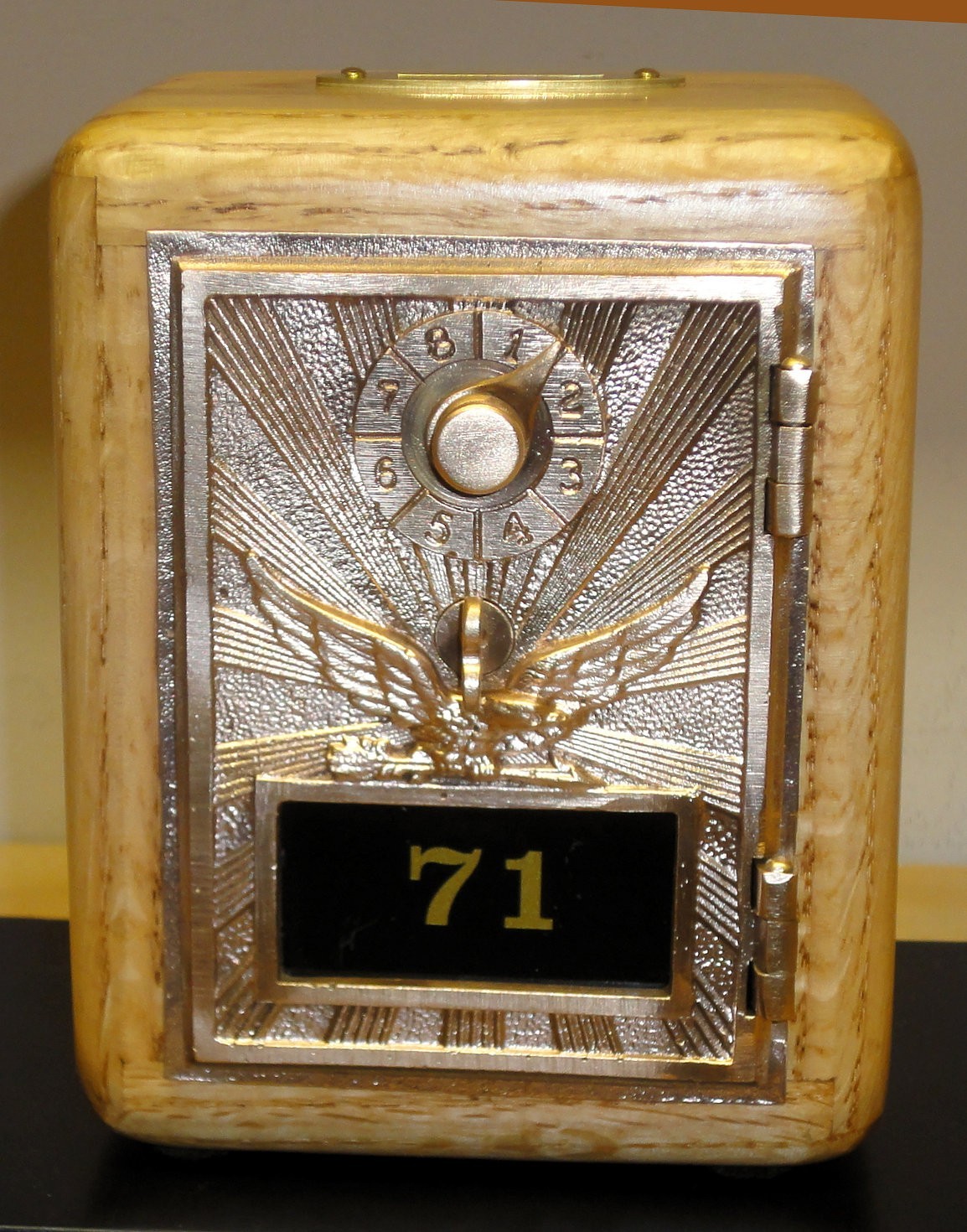 Antique P O Box Door Bank-Early 1900\'s Brass-\ Antique P O Box Door Bank-Early 1900\'s Brass-\