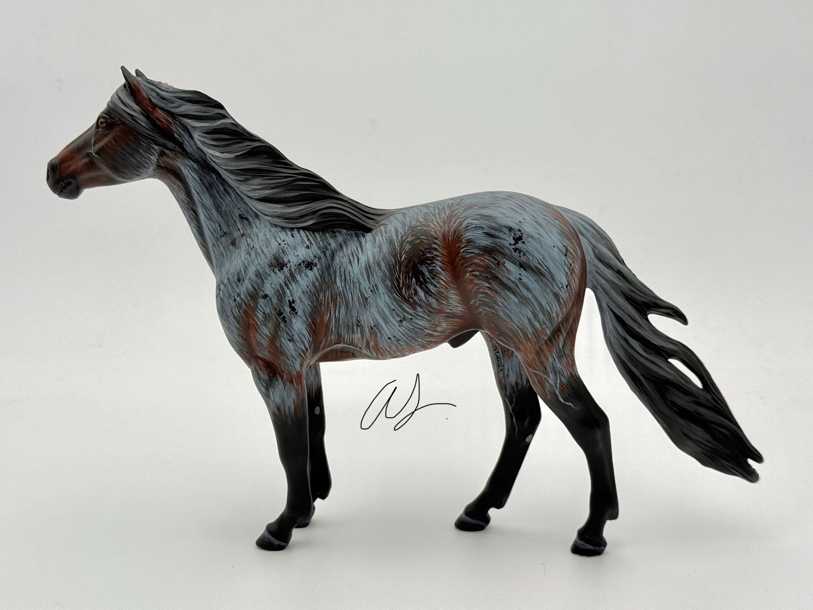 CM OOAK Custom Model Horse Like Breyer Peter Stone ‘Hurricane’ 1:9 Traditional CM OOAK Custom Model Horse Like Breyer Peter Stone ‘Hurricane’ 1:9 Traditional
