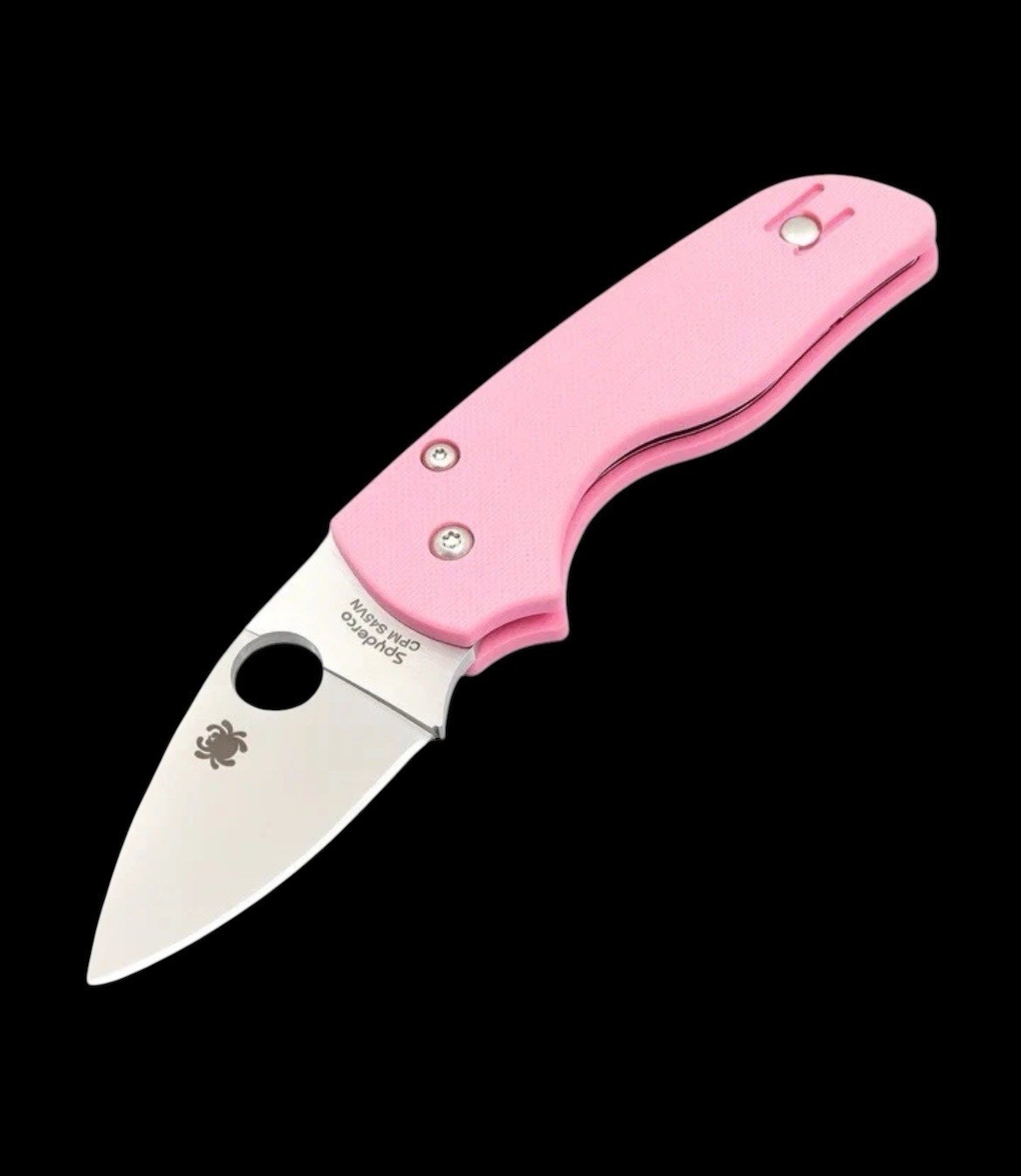 Spyderco Knifejoy Exclusive Lil Native C230GPPN - Pink G10 - Satin S45VN