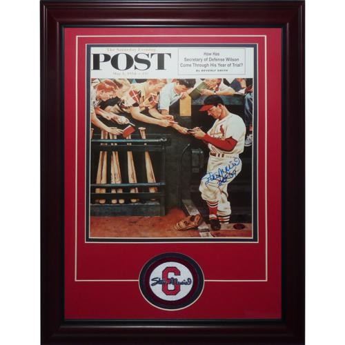 Stan Musial Autographed St. Louis Cardinals (Saturday Evening Post) Deluxe Frame Stan Musial Autographed St. Louis Cardinals (Saturday Evening Post) Deluxe Frame