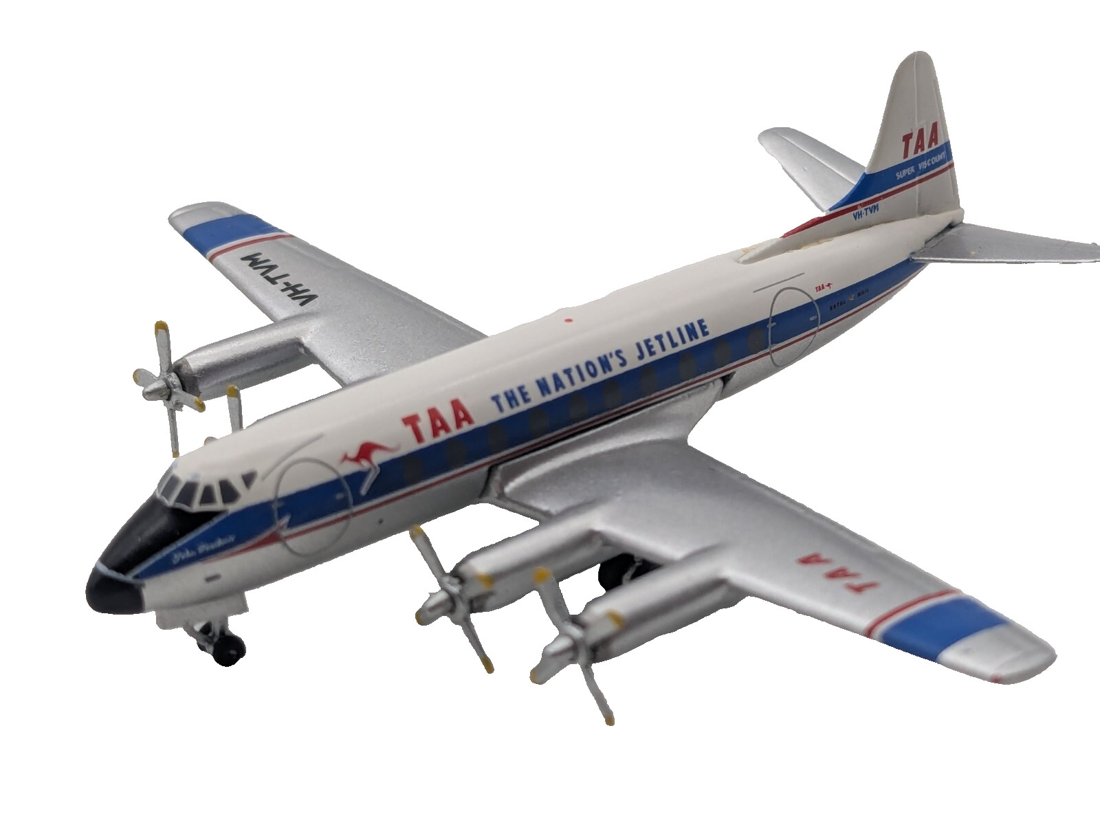 AeroClassics 1:400 TAA Trans Australia Vickers Super Viscount VH-TVM-Free Ship.