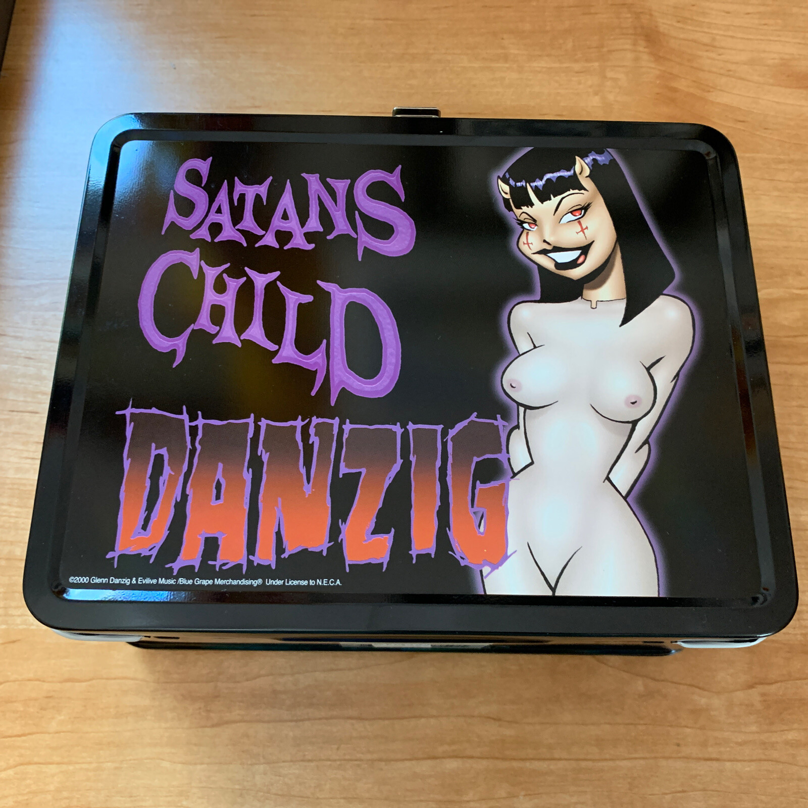 Rare Glenn Danzig Satan’s Child Metal Lunch Box Neca Vintage 2000