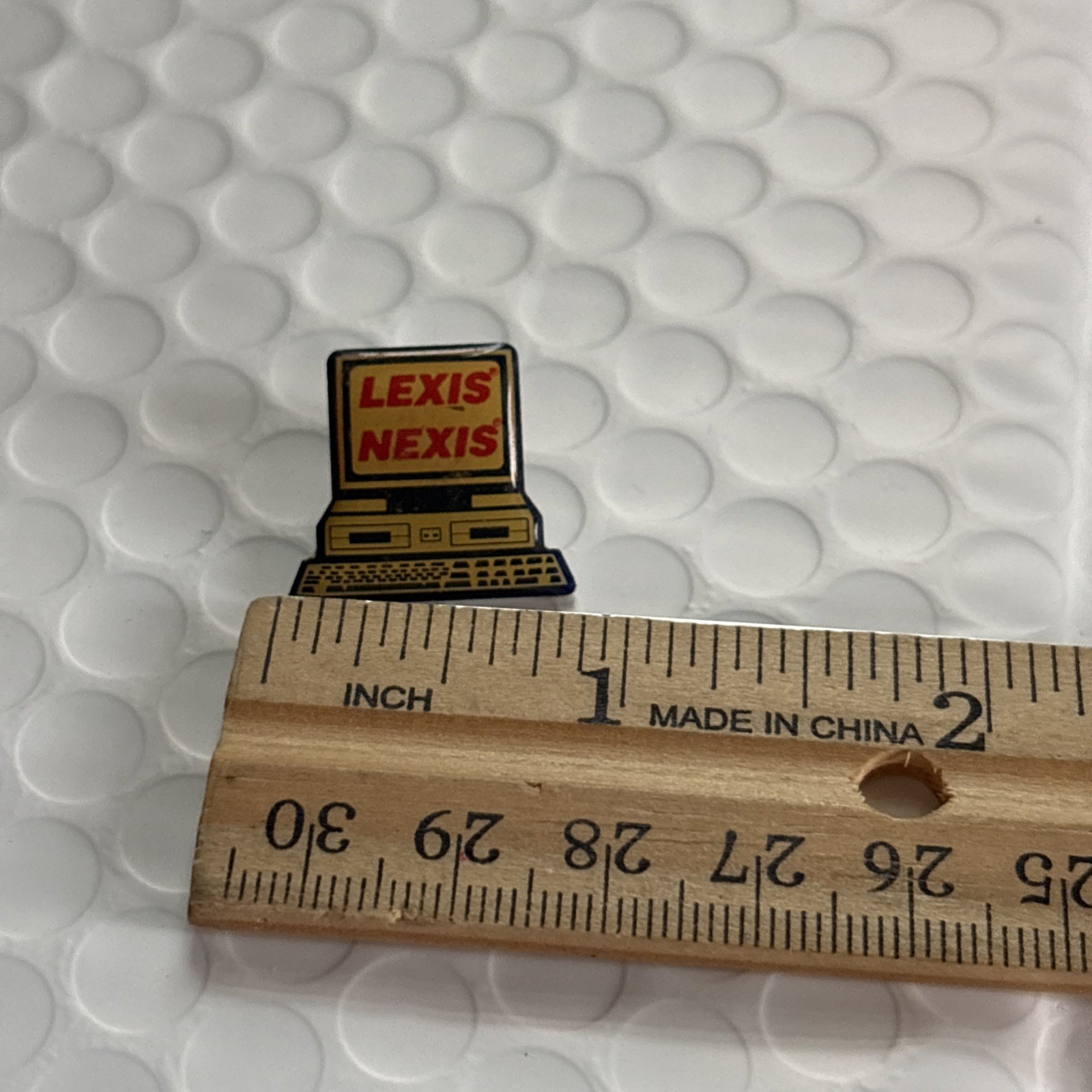 Neat Vintage Lexis Nexis Computer Legal Attorney Lapel Pin Pinback Legaltech