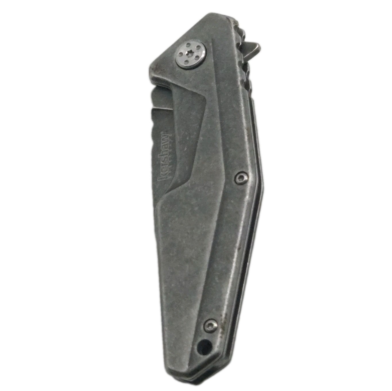 Kershaw 1318 SpeedSafe Assisted Opening Folding Pocket Knife Gray Stonewash