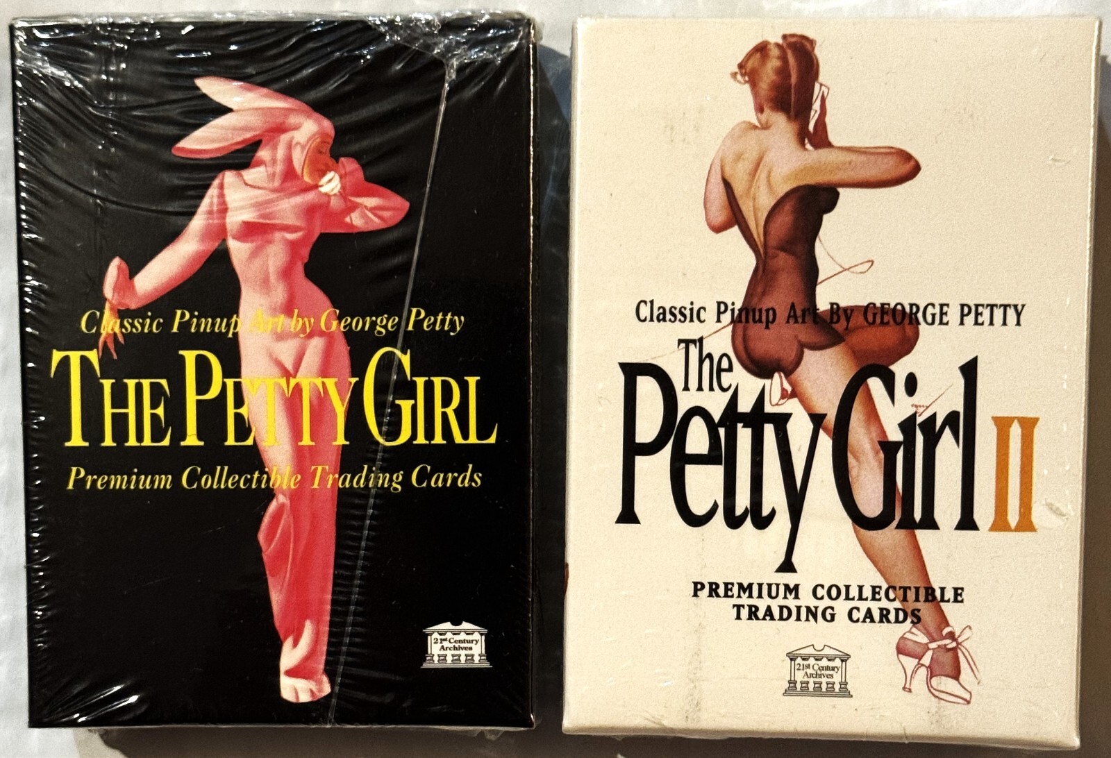 Vintage 1994-1995 Petty Girl I & II Box Sets 🎨 George Petty Pinup Art Sealed