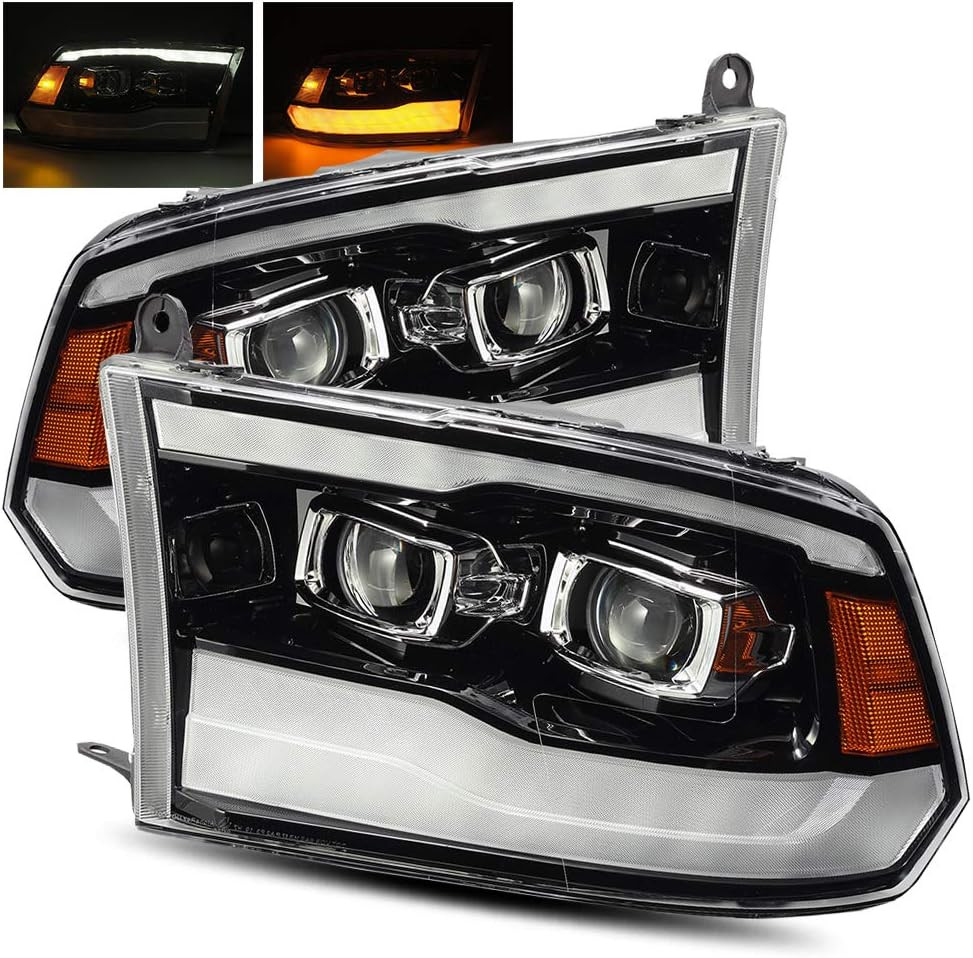 Alpharex Base Model Jet Black for 09-18 Ram 1500/10-18 Ram 2500/3500 Drl/Signal