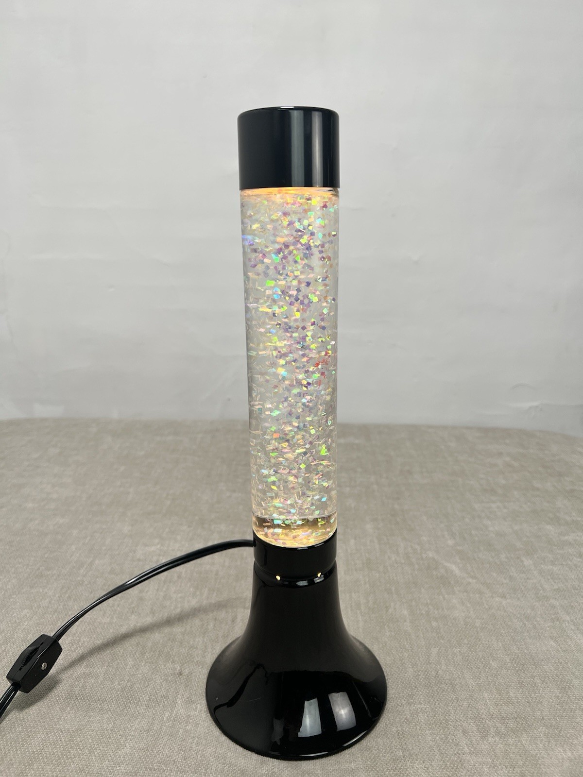 Vtg Oozy Glo Glitter Lava Lamp Style Y2K Retro Light Decor 15” Tested Works