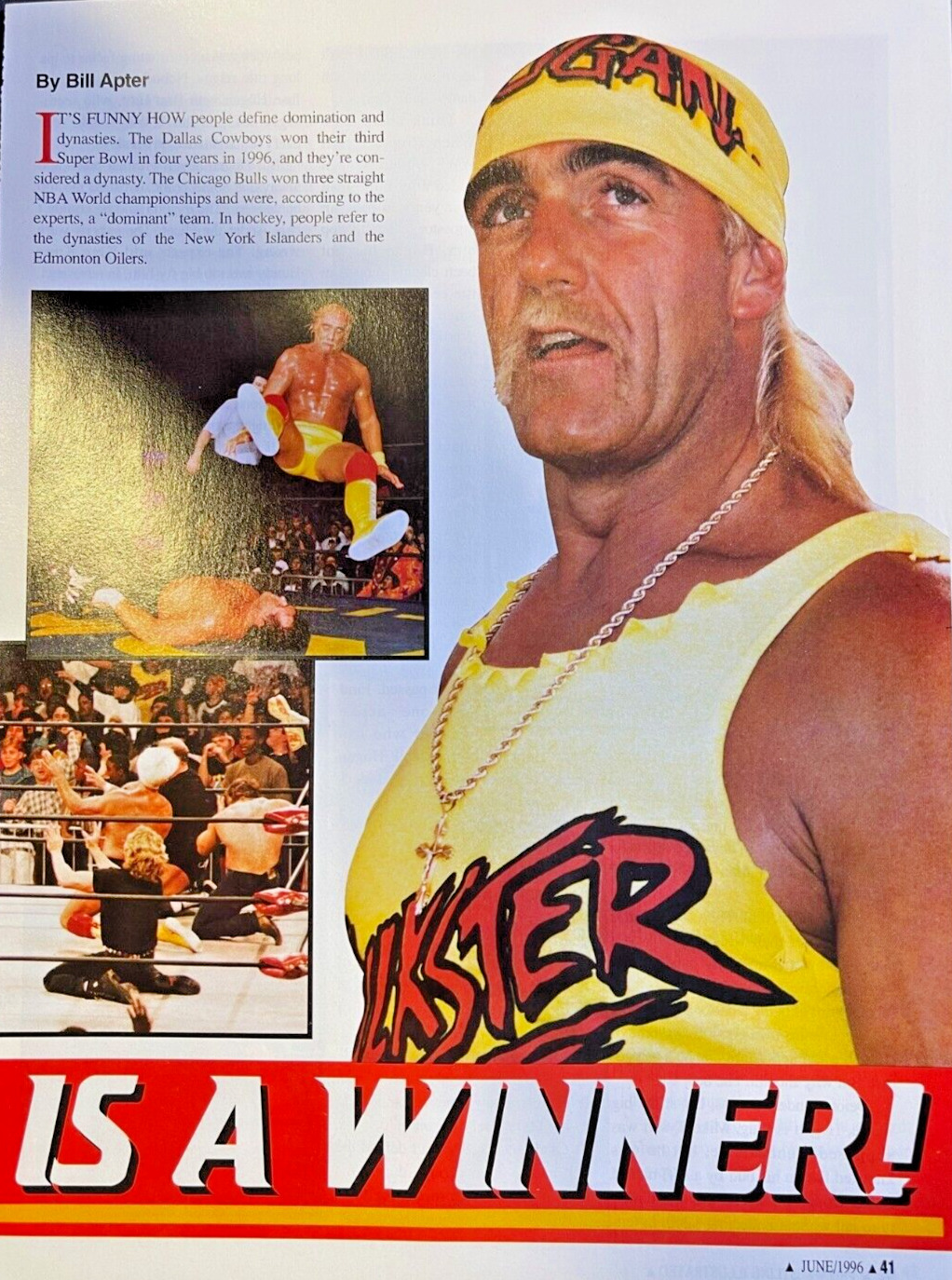 1996 Pro Wrestler Hulk Hogan