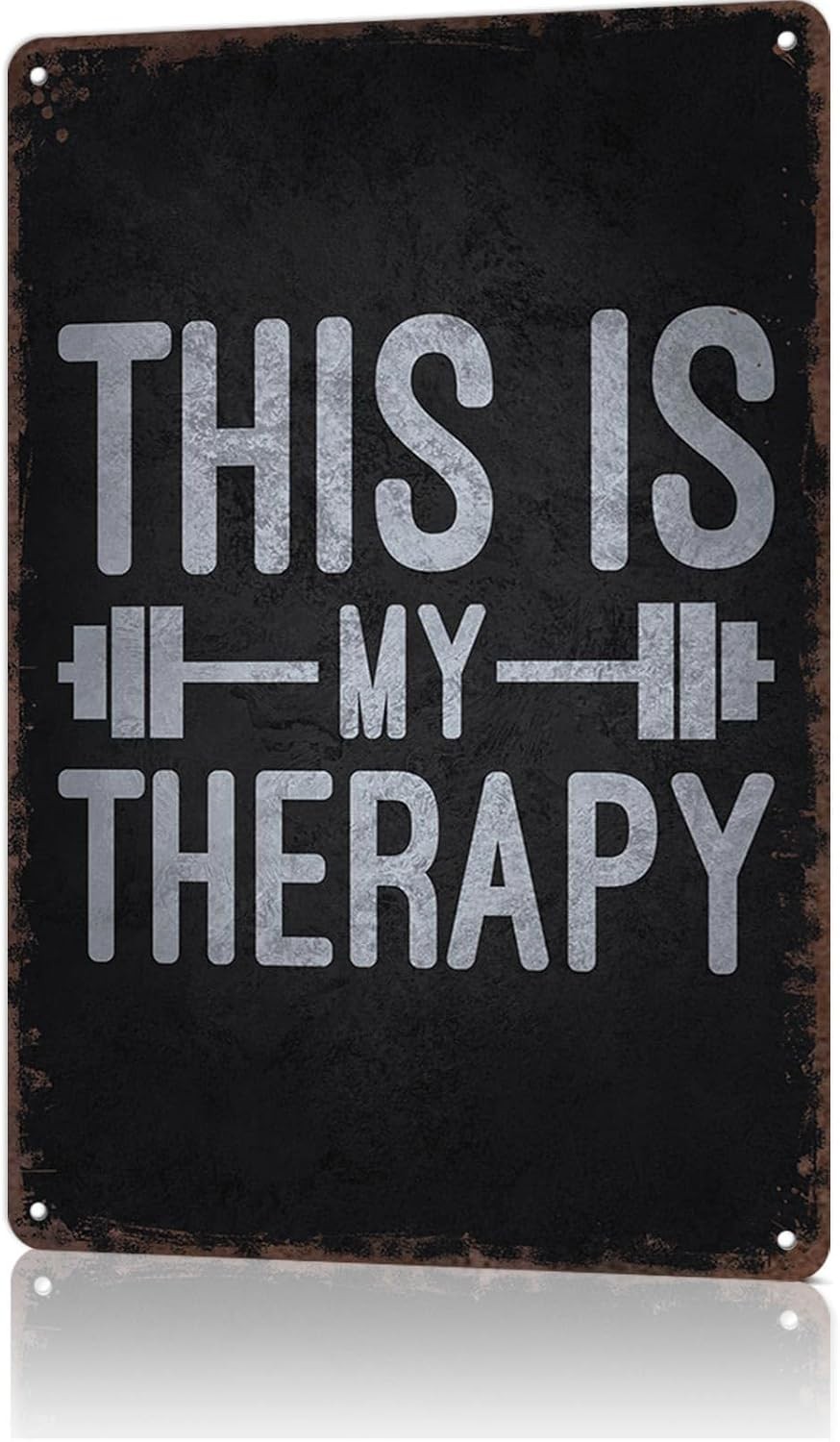 Vintage Posters This Is My Therapy Gym Tin Metal Signs Home Décor 8x12