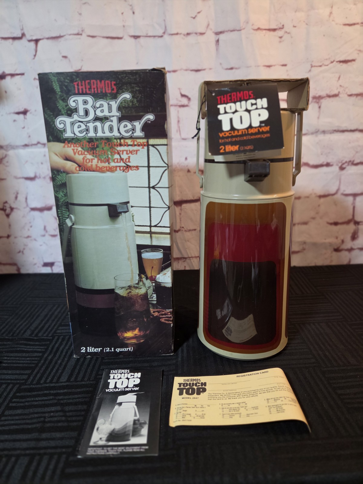 1979 Bar Tender Retro Carafe By Thermos Mid Century Hot Or Cold Drinks