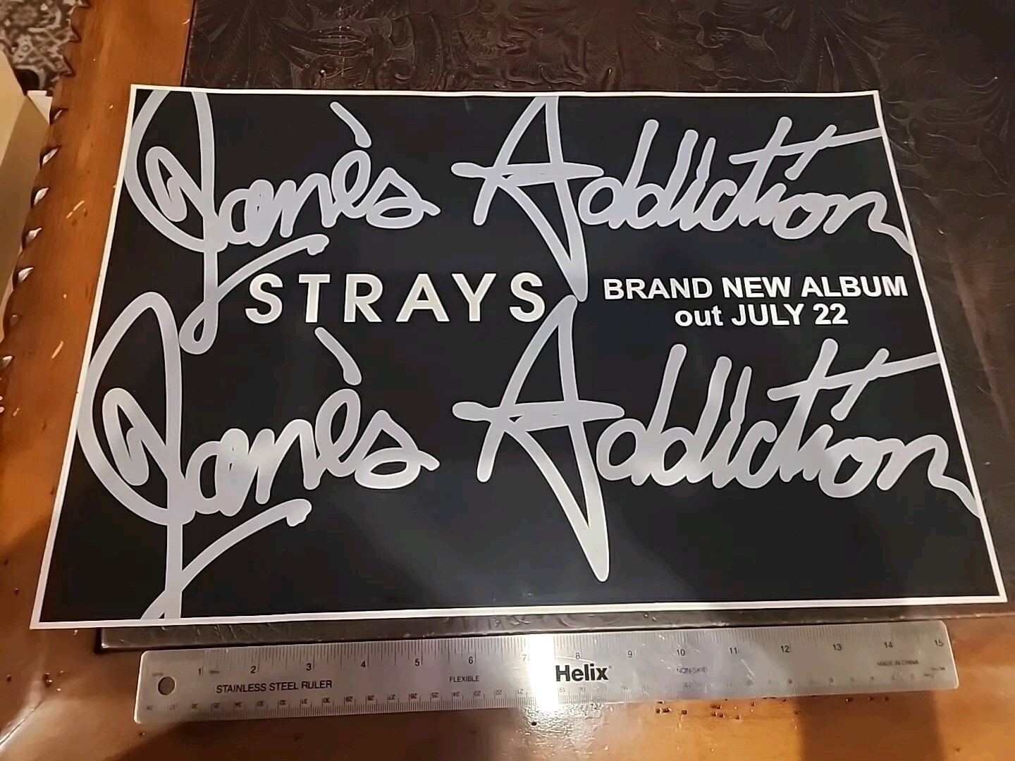 Janes Addiction Strays Retailers Album/CD Release MASSIVE STICKER 12x18